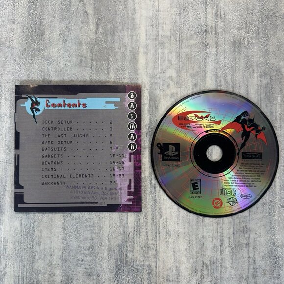 Batman Beyond: Return of the Joker Sony Playstation 1 PS1- Disc Only Tested - Picture 1 of 5